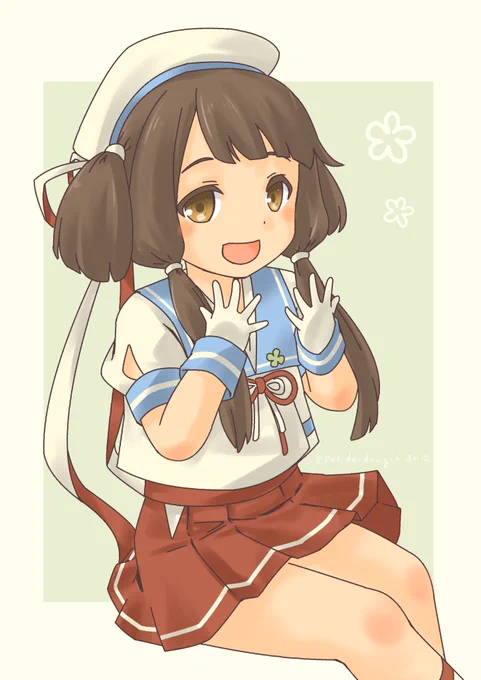 モチモチ倉橋ちゃん(*'ω`*) #艦これ