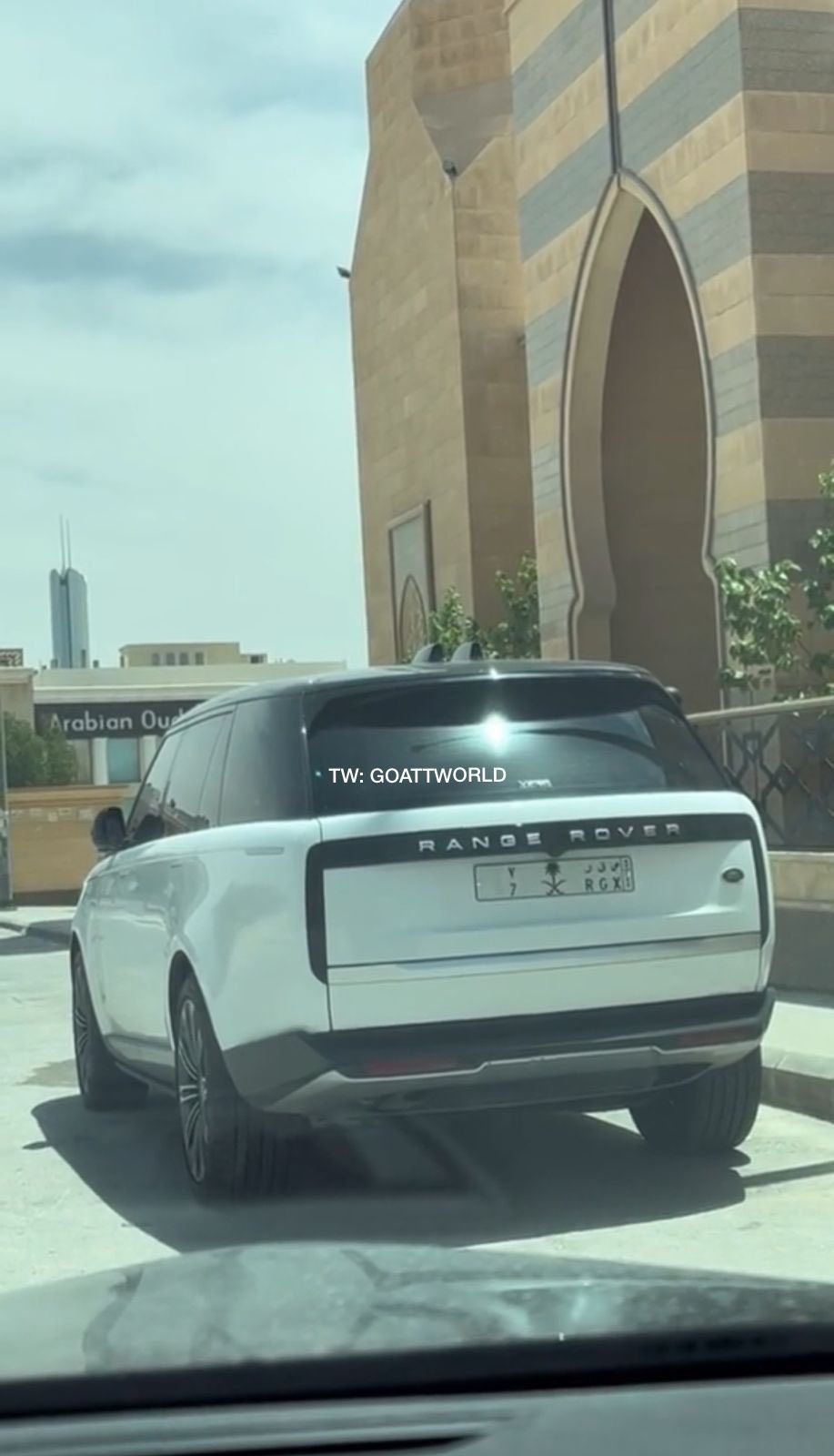 pure CR7 on X Cristiano Ronaldo s Car was seen in front of a mosque Oh Allah guide the Goat to right path https t jhaXjhF6bB X