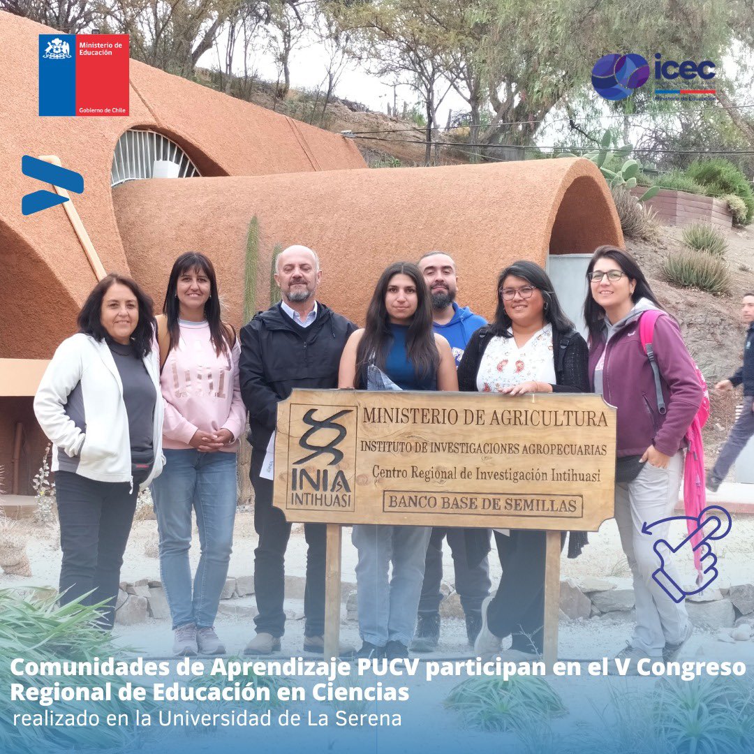 Los docentes de #ComunidadesdeAprendizaje PUCV participaron en el V Congreso Regional de Educación en Ciencias impulsado por <a href="/userena/">U. de La Serena</a> 👏🏻donde compartieron sus experiencias sobre educación en ciencias y presentaron sus investigaciones a docentes de todo🇨🇱
 
cidstem.cl