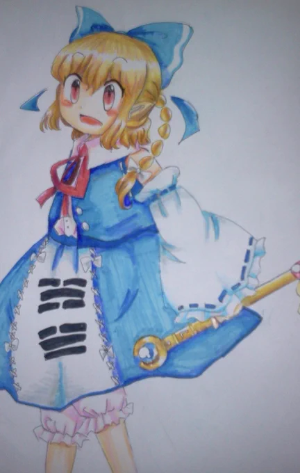 小学生の頃作ったオリキャラを描きました