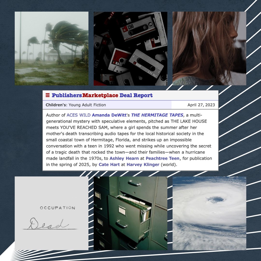 It's book 3 official! So excited to work with <a href="/AshleyHearn/">Ashley Hearn</a> and <a href="/PeachtreeTeen/">Peachtree Teen</a> more for Spring 2025✨

Featuring:
- Hurricanes
- Thin spots in the fabric of time
- A girl grappling with grief &amp; guilt
- A boy doomed a long time ago
+ Vibes from the Magnus Archives and We Were Liars