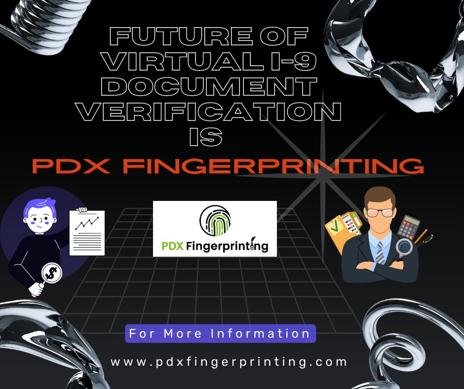 The Future Of Virtual I-9 Document Verification is PDX fingerprinting
Visit pdxfingerprinting.com
Call 503-212-0678

#I9Audit #pdxfingerprinting #Compliance #Efficiency #i9audit #19companyverification #i9verification #i9notary #i9authorizedrepresentative