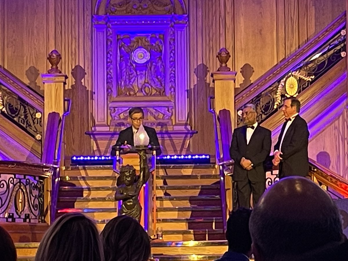 The <a href="/BTOGORG/">BTOG</a> lifetime achievement award at the diner in the fantastic Titanic museum. All very impressive.