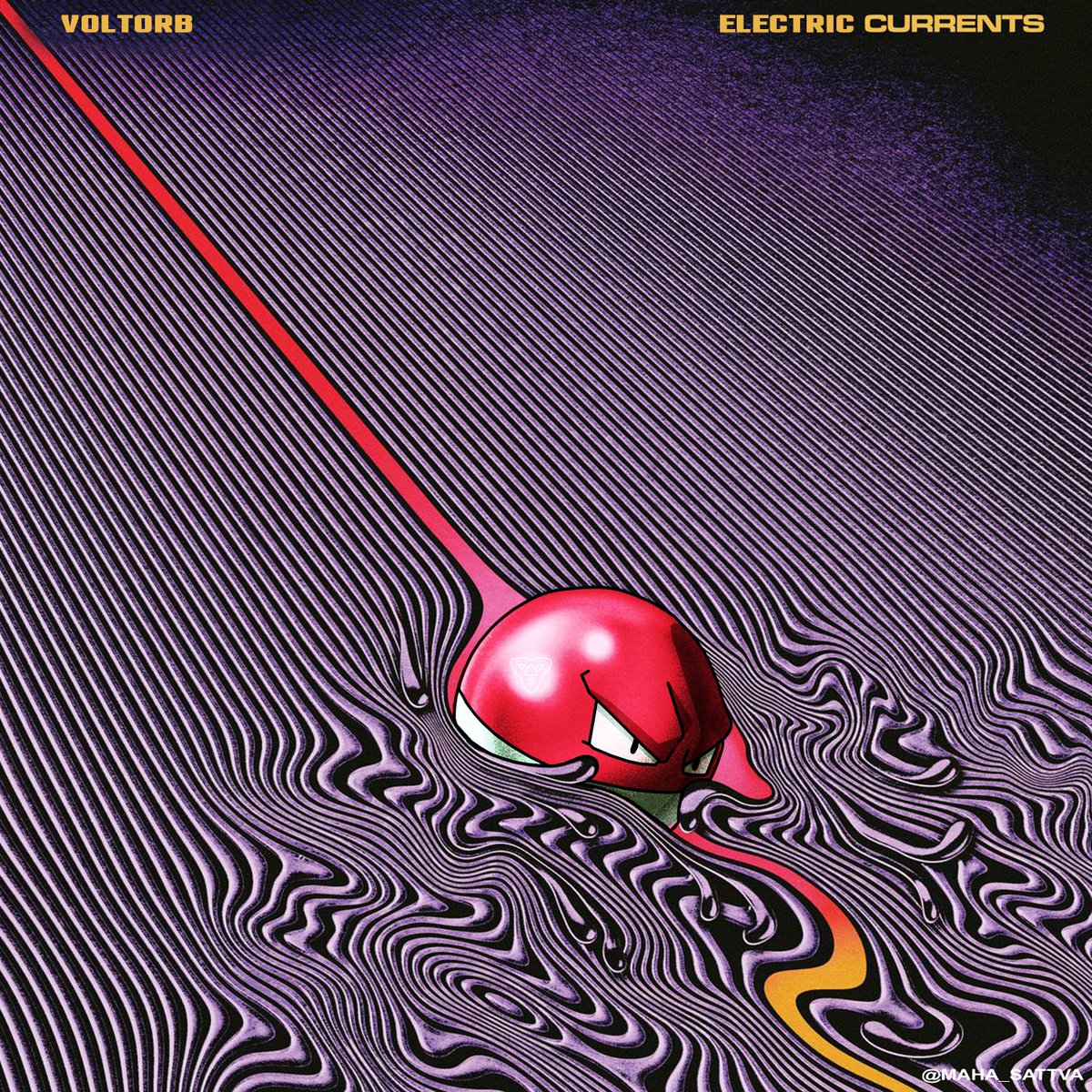 Maha_Sattva's tweet photo. Today's Pokemon album cover is based on "Currents" by Tame Impala.

"Electric Currents"
by Voltorb https://t.co/WKwXcdPSFG