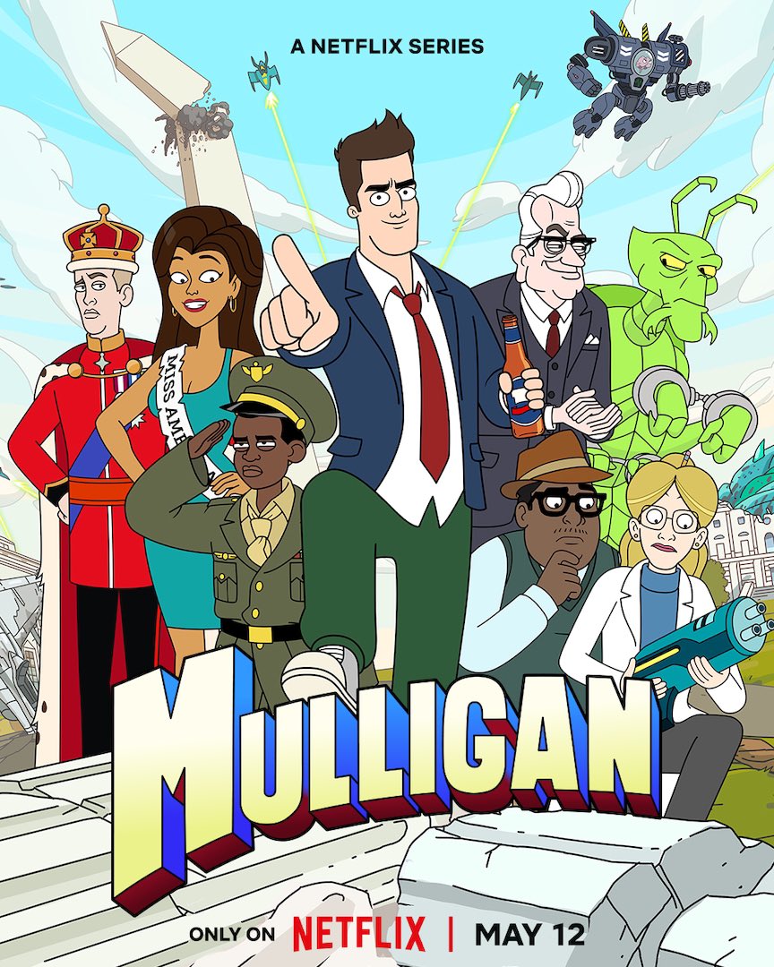danacarvey's tweet photo. MULLIGAN! From the minds behind 30 Rock and Unbreakable Kimmy Schmidt. Only on Netflix, May 12. 

Feat. @NatFaxon, @chrissyteigen, Tina Fey, @SamRichardson, @phillamarr, Kevin Michael Richardson, @ayoedebiri, Daniel Radcliffe, @ronnychieng and I. 

#Mulligan #DanaCarvey https://t.co/mJMjXKcKRV