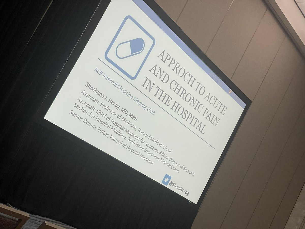 2nd lecture of the day addressing a topic I face every shift! What did I learn? Drug-disease interactions do not represent absolute contraindications for Rx NSAIDs. #AcutePain #ChronicPain #IM2023 @ACPIMPhysicians