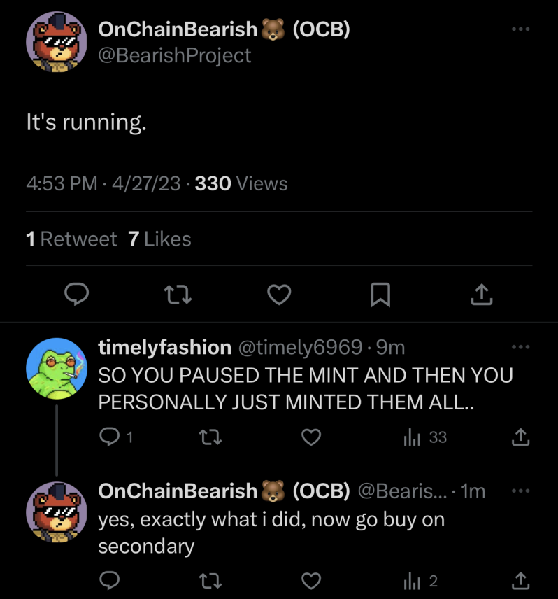 OnChainBearish🐻 (OCB) tweet media