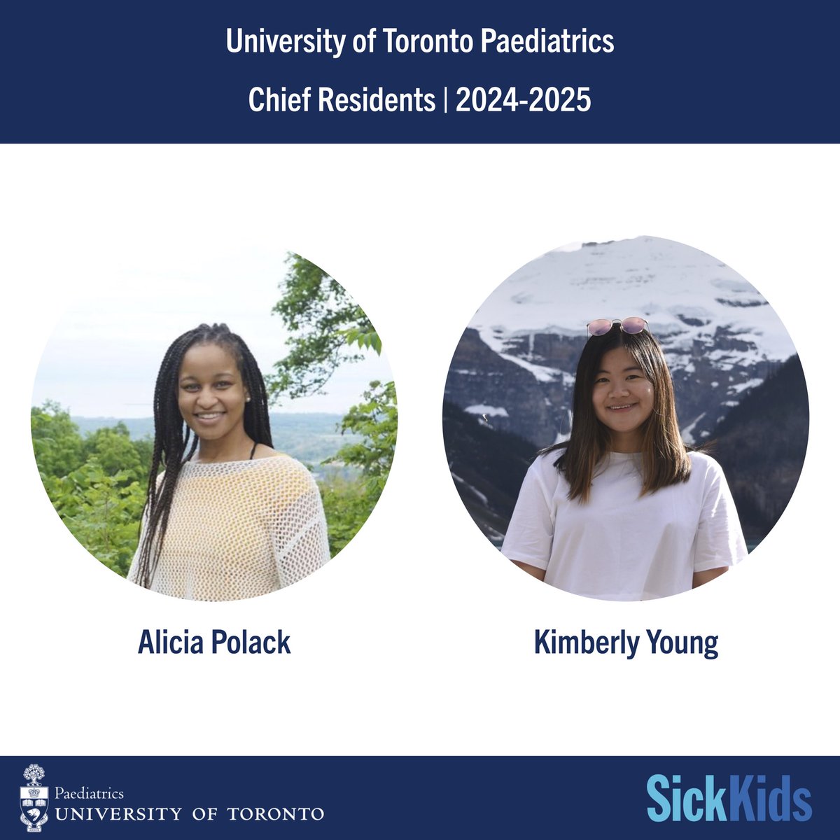 We are so excited to announce our chief residents for the 2024-2025 academic year, Alicia and Kimberly! A huge thank you to our current chiefs, Kelsey and Warner, who will be wrapping up their term in a few months, and a big welcome to our incoming chiefs, Victor and Mirriam!