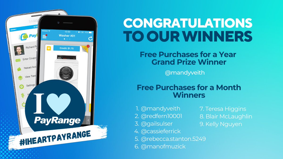 PayRangeSupport's tweet photo. We wanted to express our gratitude to the PayRange community for your participation in the #iheartPayRange contest. We are humbled by the continued support of our users. Your loyalty and enthusiasm for our product are what drives us to keep innovating and improving our services. https://t.co/sC2ElLymJk