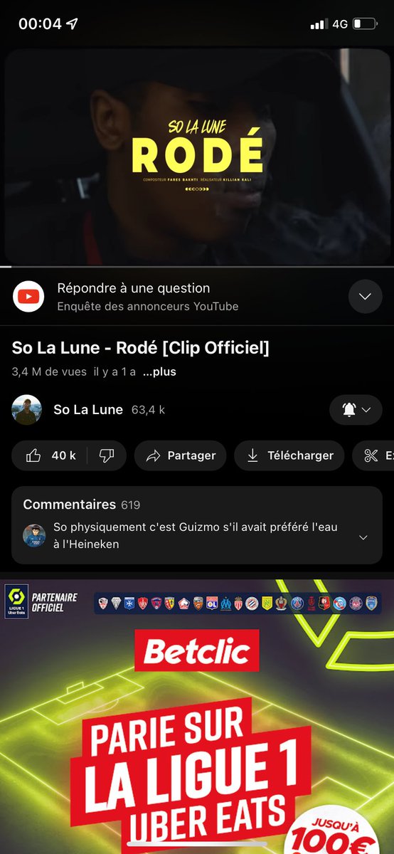 solalune_mp4's tweet photo. Problème résolu, "Rodé" de So La Lune est de retour sur Youtube et le son ne sera pas supprimé des plateformes ! 

Sur la route du single d'or... 🌙✨🩸

https://t.co/HjwUMBmwqO https://t.co/7WIzmNYMaU