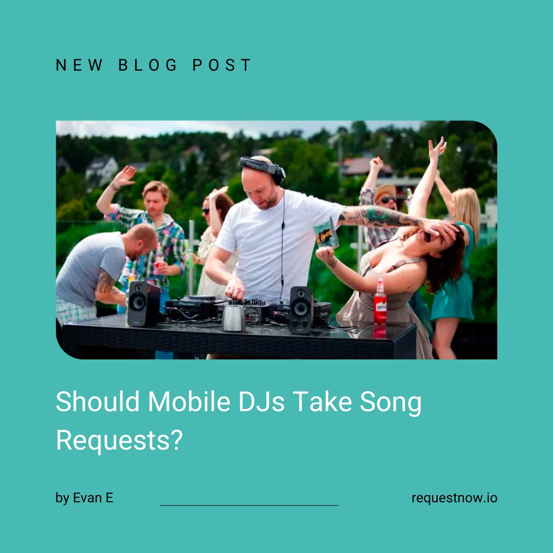 RequestNowApp's tweet image. 📖 Read our new blog post! Let us know what you think below! Why are some DJs against song requests?!

requestnow.io/post/mobile-dj…