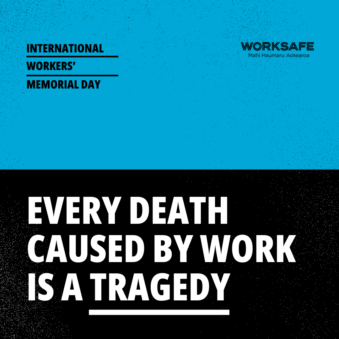 This International Workers’ Memorial Day, we remember those who never made it home from work.

Good work will never make you sick, hurt you, or put you at risk, and even one death caused by work is too many. Find out more: bit.ly/424itPA 

#IWMD2023 #WorkersMemorialDay