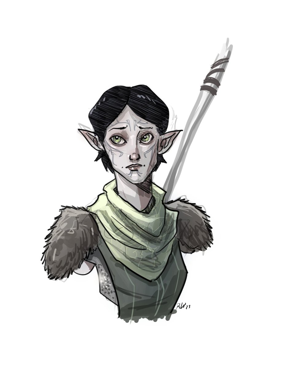 ronchiart's tweet photo. Little sketch of Merrill, from Dragon Age 2...
#drawing #draw #sketch #sketchart #art #DragonAge #dragonage2 #merril #championofkirkwall #elf #mageelf #videogame #character #fanart #Fanarts https://t.co/lchsOClU7x