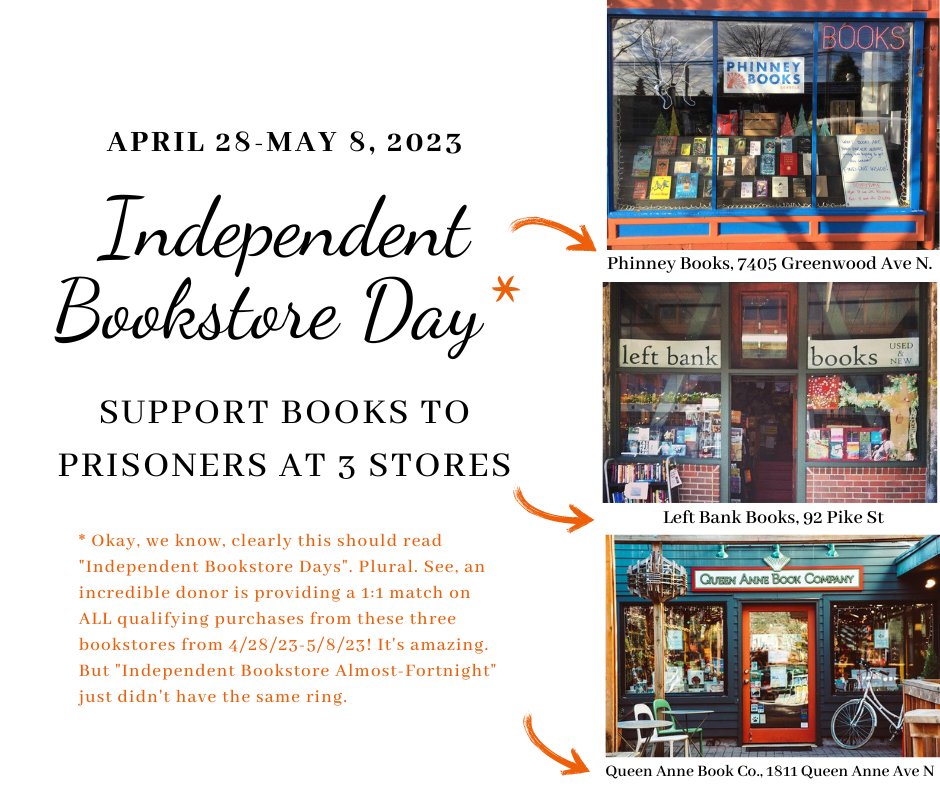 Books to Prisoners (Seattle) tweet media