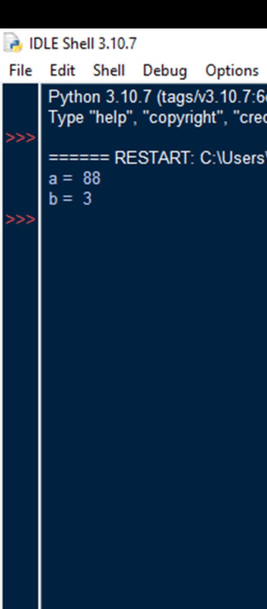 WallyOwi30's tweet image. 1 way to swap two variable values in Python 3
#pythonscripts #remotepythondevelopers