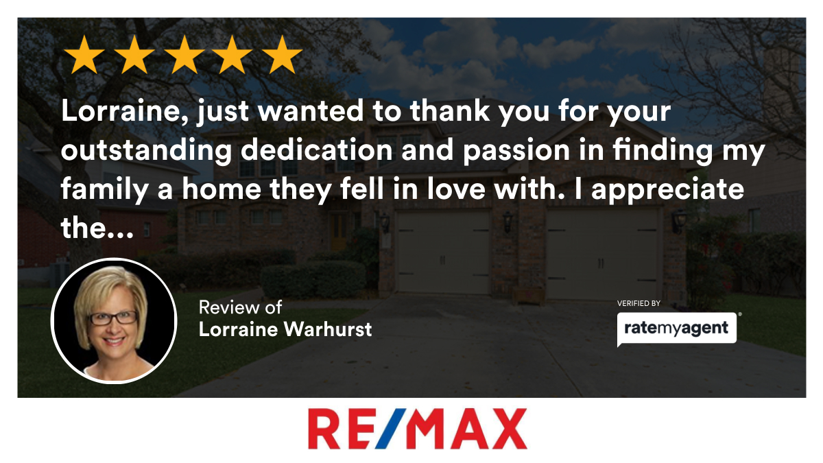 LBwarhurst's tweet photo. My latest RateMyAgent review in San Antonio.
 0601675
https://t.co/Ki6wPLikVt

...
#ratemyagent #realestate #REMAX_PREFERRED_REALTORS https://t.co/s3Y1ZlXfRG