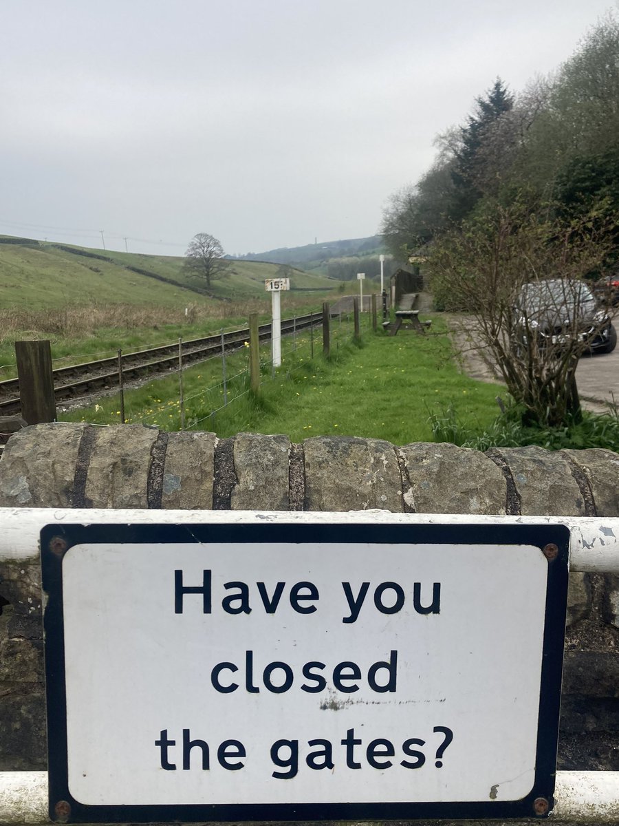 funnypenny's tweet photo. Signs from todays wander. 1/3 #EastLancsRailway #HeritageLines #Signs #IrwellVale #RossendaleWay #WestPennineWay https://t.co/hO8tRzCwFZ