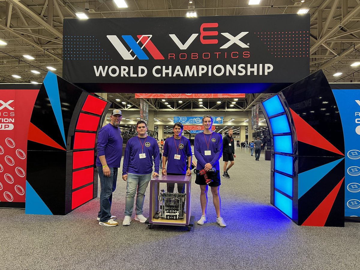 mhs_pltw's tweet photo. 1718X Boy oh Boy had a great showing at the @REC_Foundation #VEXWorlds Competition. You all have grown and learned so much this year and we are very proud of you! 💜🐻
@mhs_aero https://t.co/fjcaAO3qwv