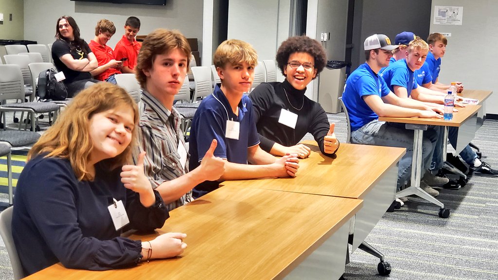 AaronNickman's tweet photo. LC SkillsUSA team of Luella, Dylan B.,  Dylan P., and Korey advance to the finals in the quiz bowl competition! #expectBigThings https://t.co/aNGobdZvYv