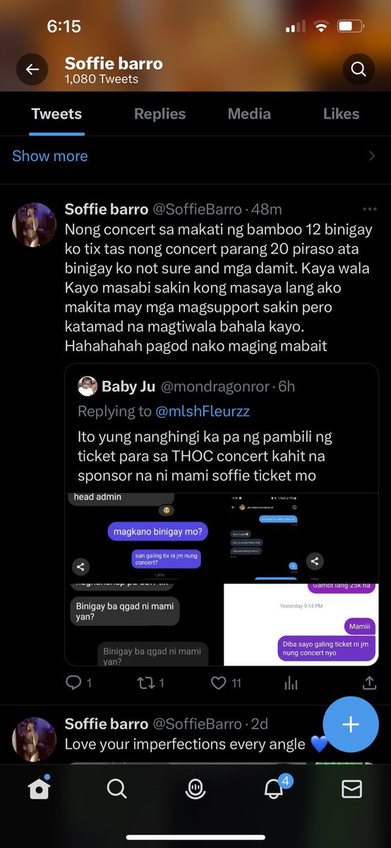 SoffieBarro's tweet photo. @mondragonror @mlshFleurzz Ayoko dumihan Yong feed ko Bahala na Kayo hahahah https://t.co/qCa7d5Nc5C