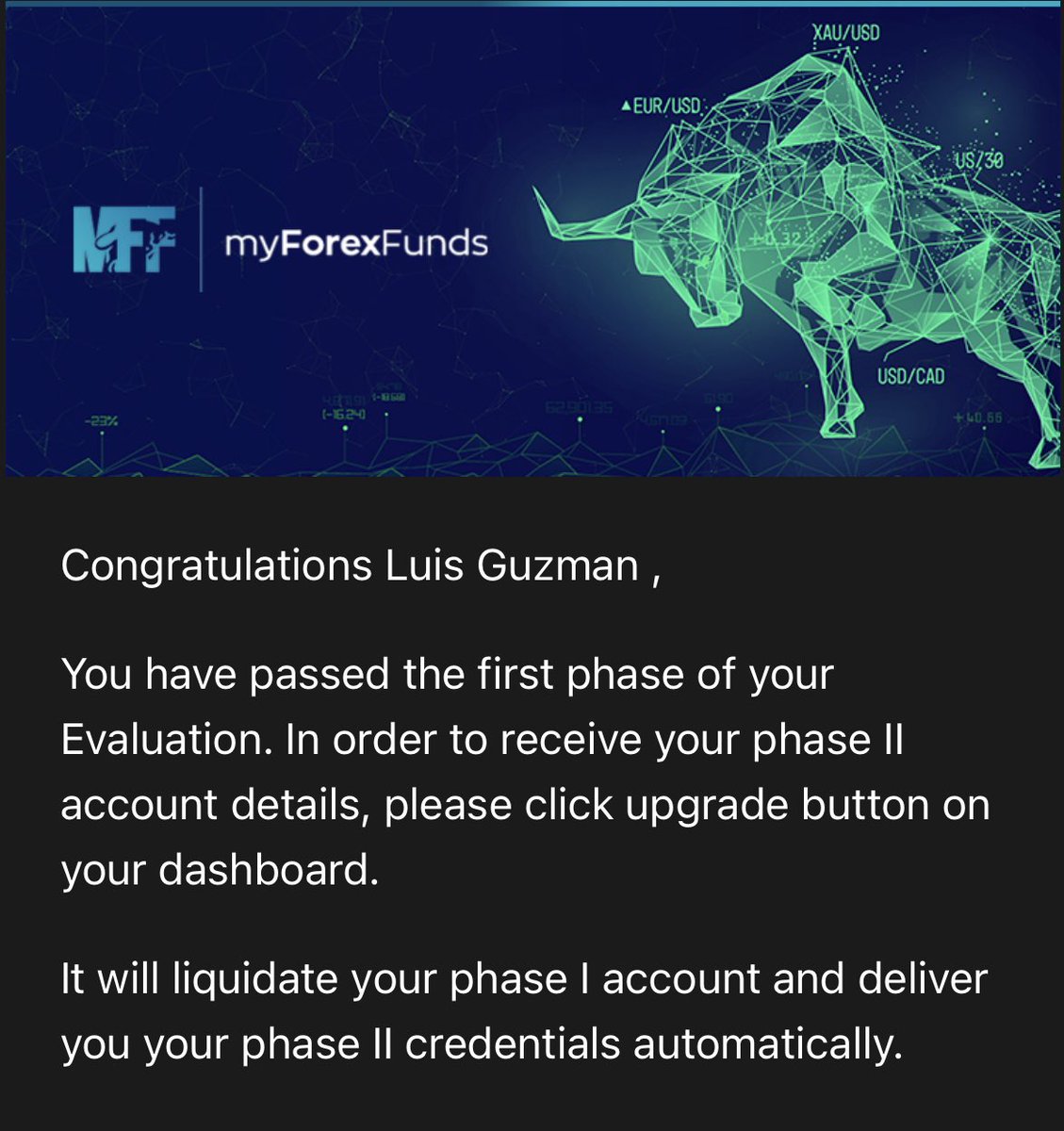 Phase 1 - <a href="/MyForexFunds/">MyForexFunds</a> 🎯

Phase 2 - 5% target profit 

Going to be streaming it live 
Kick.com/MLYJumpeR
