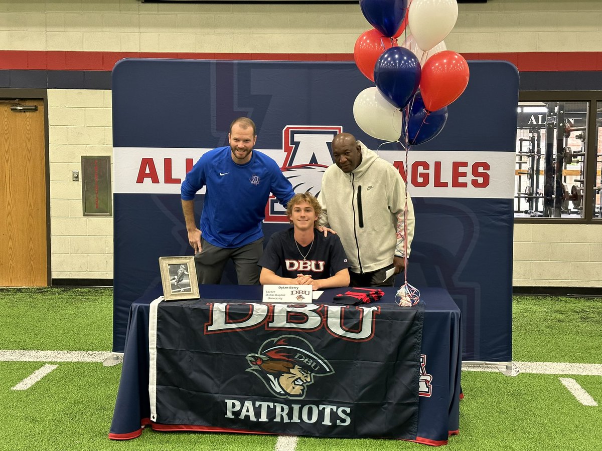 Congratulations to Dylan Berry for continuing his Academic and Athletic future at Dallas Baptist University.