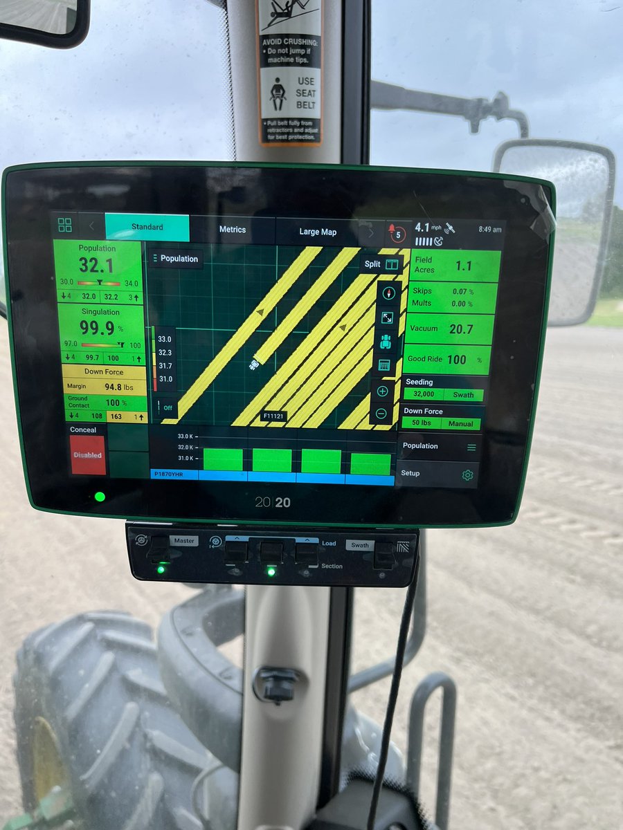 AU_PrecisionAg's tweet photo. The week is not over yet but we sure had some long productive days wrapping up corn #plant23 and collecting data in #onfarm studies. Time to switch gears and begin cotton and peanut #plant23!! #research23 #corn #agtechresearch @CropSoilUGA @UGA_CollegeofAg https://t.co/hHiQGEvIEb