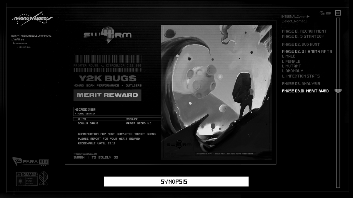 Threefoldbold's tweet photo. //: YARN.ₑₓₑ 11/17
#SWARM was markedly impressed by the volume of scan results received and resulting geo-location of potential origin site a #MeritReward was delivered to @oculusorbus for unprecedented scan performance.
>_ https://t.co/S6Dh2PxvPx #ProofofMerit https://t.co/FMPYy9mwId