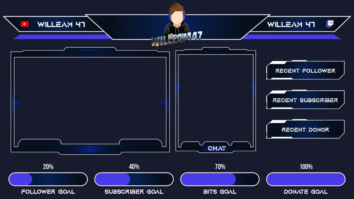 anfyillust's tweet photo. Just made this Electric Blue theme Overlay for @TheWilleam47. It's just a static image will post the animated soon...
Drop your reviews❤️
#TwitchStreamers #TwitchDE #TwitchAffilate #twitchstream #Twitch配信 #Vtubers #VtubersEN #pngtuber #GamingCharacters https://t.co/pwLuGsSMK7