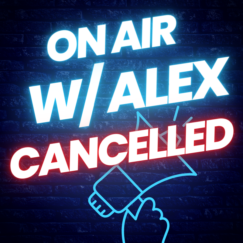 VictusRadio's tweet photo. ON AIR W/ ALEX HAS BEEN CANCELLED TONIGHT.
HOOSIER NITES 7-9 PM REMAINS THE SAME

OUR APOLOGIES. TUNE IN NEXT THURSDAY FROM 6-7 FOR MORE ON AIR WITH ALEX! https://t.co/iwo4iv0iSt