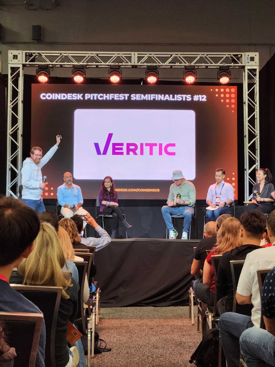 Four Web3 startups face off at the #Consensus2023 PitchFest Semifinals Round 3.

<a href="/OnChainMonkey/">OnChainMonkey®</a>, <a href="/VERITIC_custody/">VERITIC.com</a>, <a href="/ganemobile/">Gane🚀🚀🚀</a> and <a href="/breshnagame/">Breshna⚡️</a> demonstrate their inventive ideas, striving for a position in Friday's Finals.