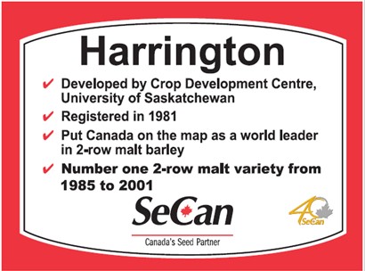 SeCanLauren's tweet photo. For those who tried answering my #ThrowbackThursday questions, here are the answers! Pretty impressive variety @CDC_USask ! Looking forward to seeing what impact #TheNextGreatOne #CDCFraser can make on the malting world ๐ป Get your #plant23 seed today from your local seed grower https://t.co/TLIgi8ofCY