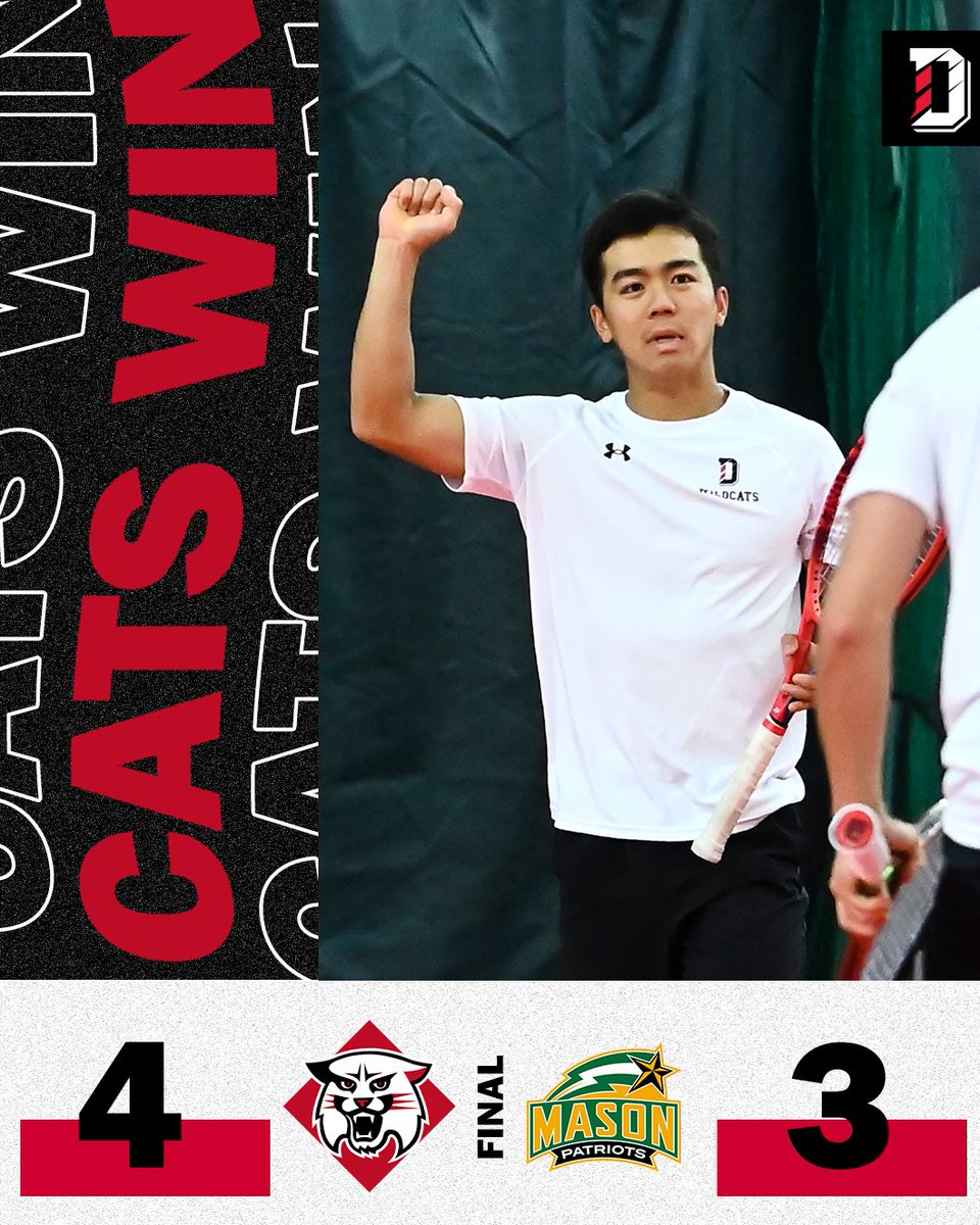 #CATSWIN their quarterfinal match up against the Patriots and are moving on to the semifinals tomorrow against #1 VCU!