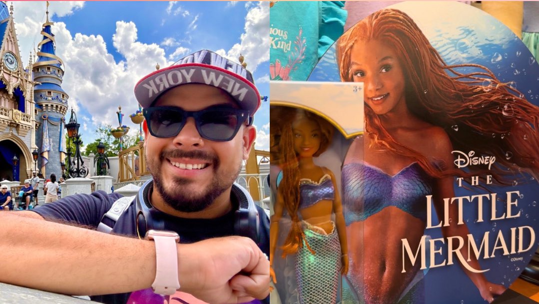 WDW_Kevin's tweet photo. My last Disney world trip! Heading to the Magic Kingdom to check out the new, live action little mermaid merchandise. 

Video: https://t.co/q4SqA7AqKW

#Disneyworld #DisneyParks https://t.co/vJBDcZH9Qh