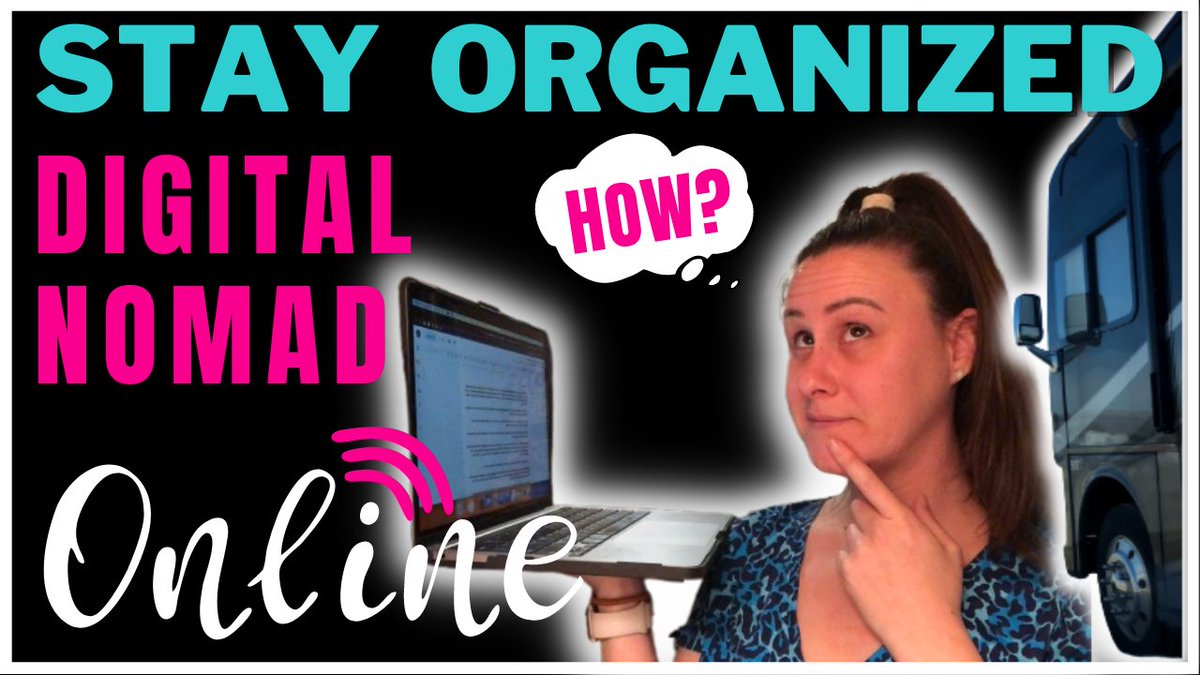 🚨 [NEW VIDEO] 🎬 These are my #RemoteWorkingTips for Staying #Organized #ONLINE while #WorkingRemotely #RVLiving & #traveling on the road as a #DigitalNomad! 👩‍💻 youtu.be/hJvX9Ksuxe4