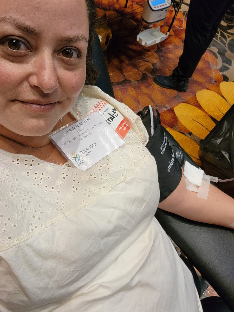 goldstipc's tweet photo. NW States Trauma Conference.  Get your t-shirts and stop the bleed kits.  Red Cross is here for blood donation! https://t.co/ZhcbCVwiDq