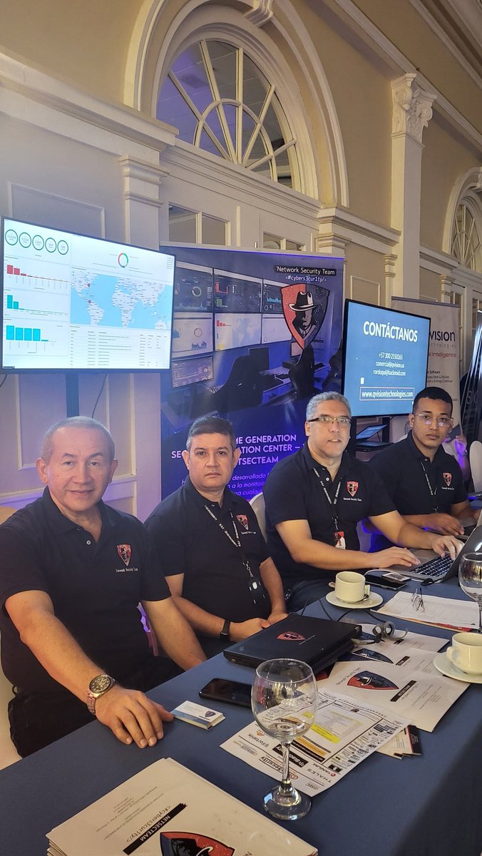 NetSecTeam's tweet image. #infosecurity2023 en Barranquilla. Mañana nos vemos en Cartagena.