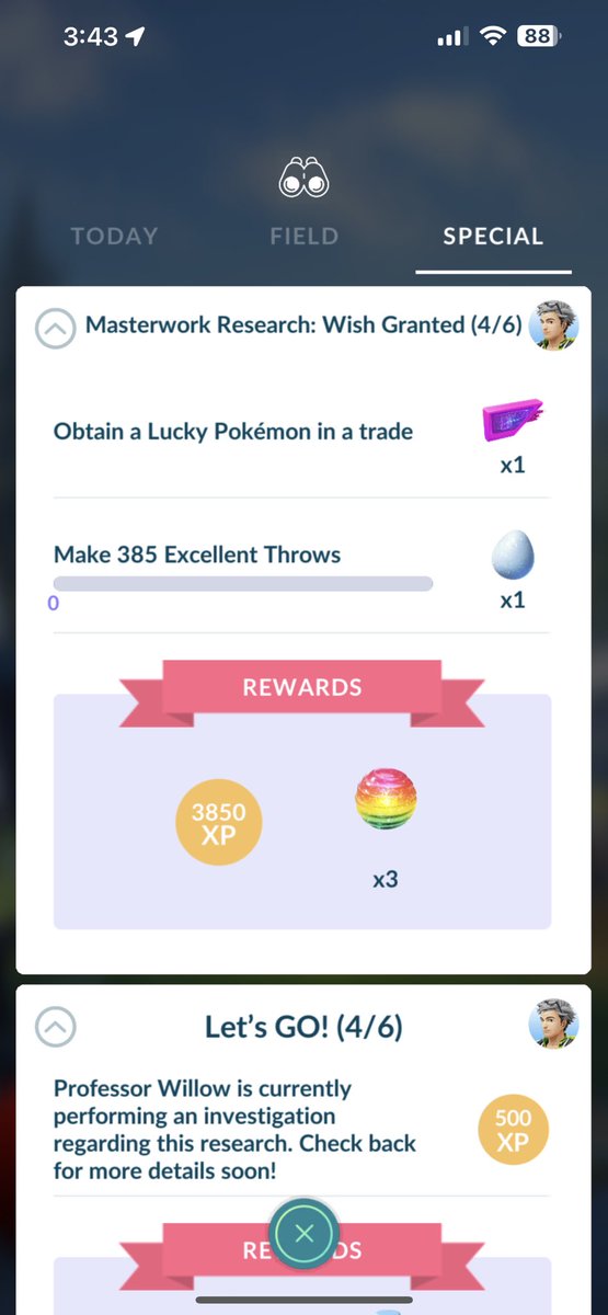 crazyvato1715's tweet image. Finally found all 10 Kelcon now this part 4 easy peasy 😂… #masterworkresearch #pogo #PokemonGo