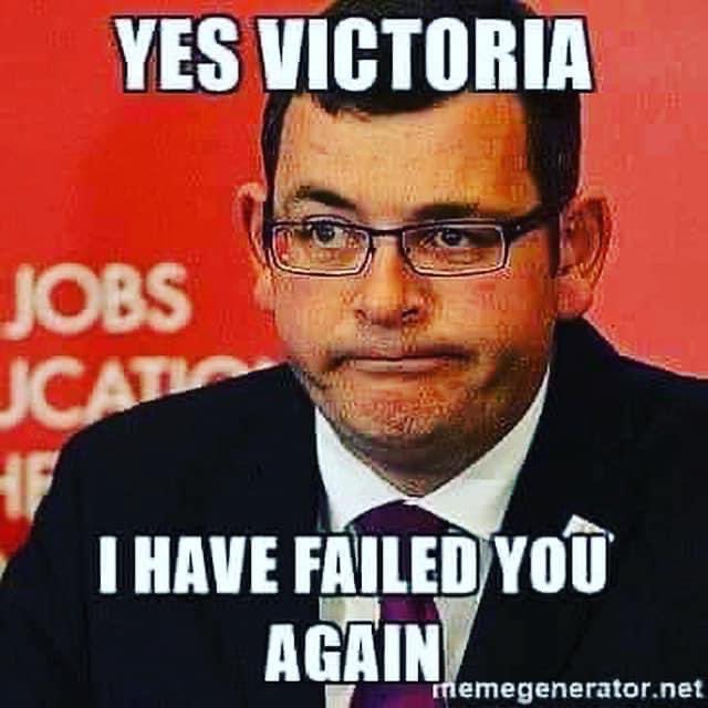 billyboi1966's tweet photo. @ChristyDanFan Yep @DanielAndrewsMP fails all Victorians every single day !! #InDebtDan https://t.co/jP2aKiR7Ft