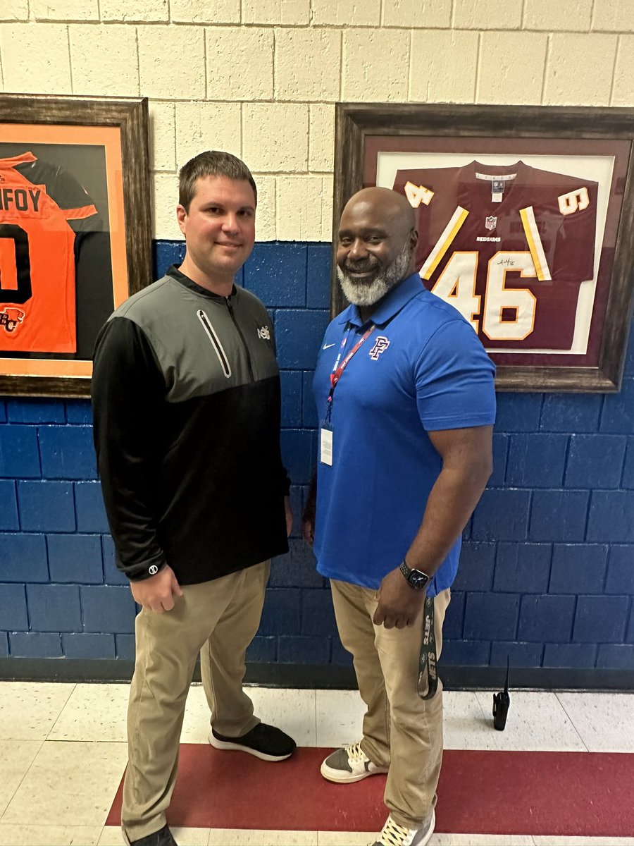 TheOfficialPFFB's tweet photo. We appreciate Alabama State &amp; @coachpsb for coming to check out our guys!! https://t.co/fLjkAZSE1V
