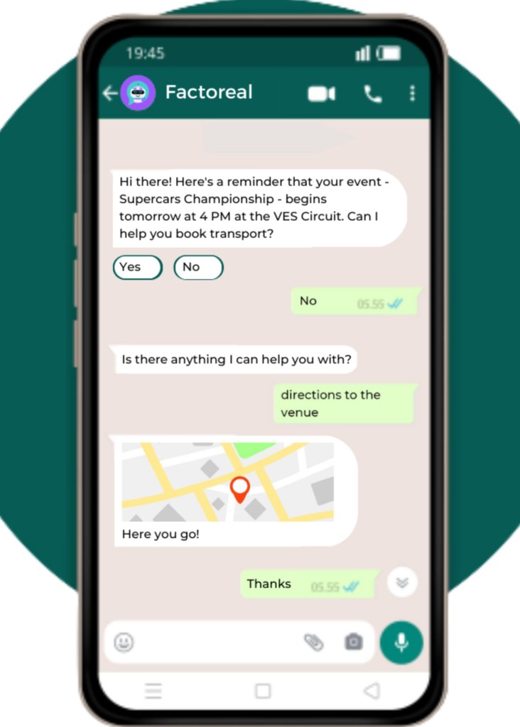 Be the ever-present concierge that customers love. Deploy chatbots to provide direct, on-the-spot digital assistance to help attendees check-in, offer tailored solutions, take bookings, &amp; much more! 

#sportsmarketing #sportsbiz #martech #chatbots