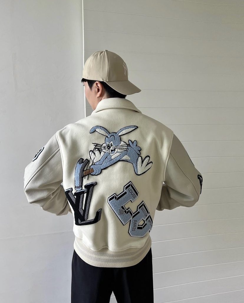 Ovrnundr on X: Louis Vuitton SS24 “LVOVERS” bomber jacket by
