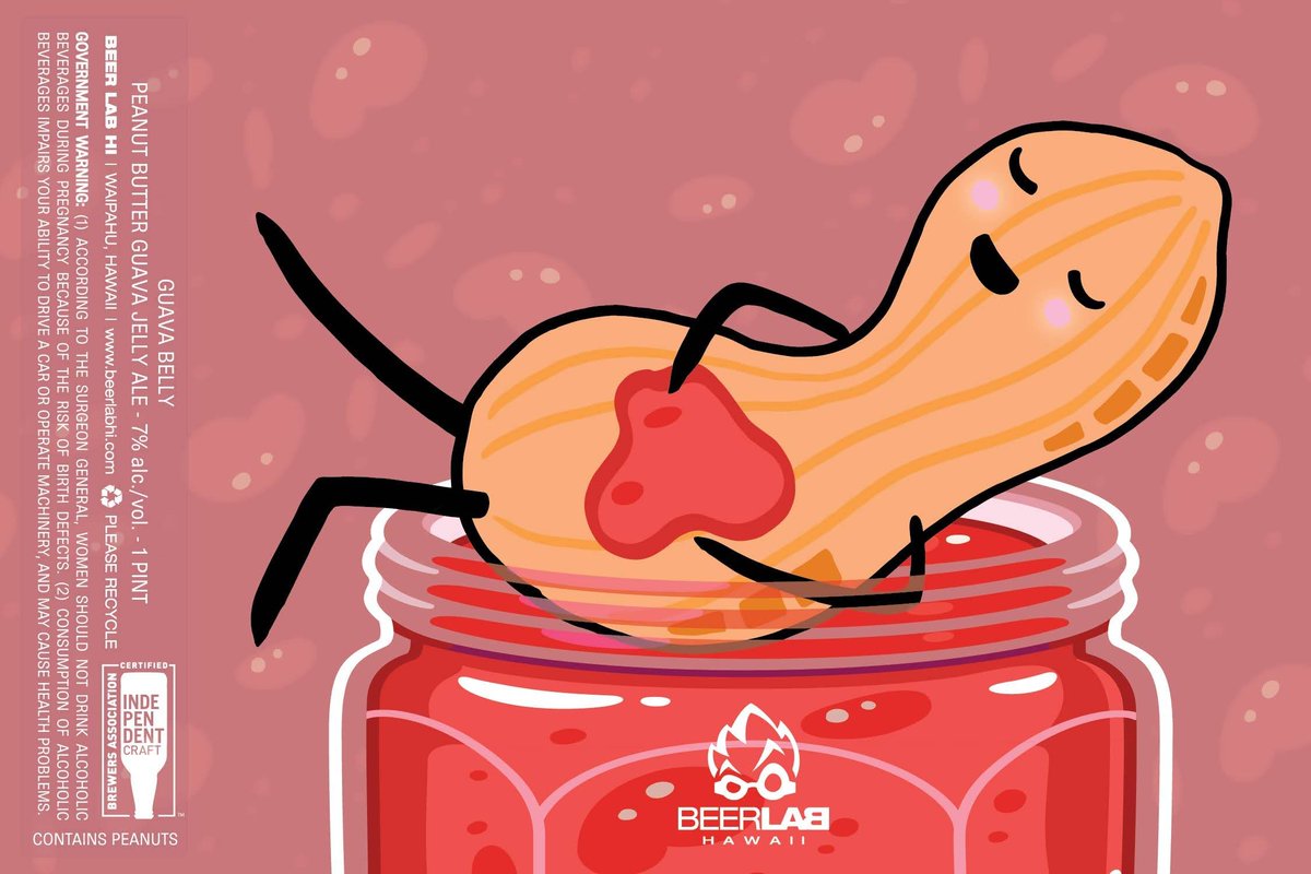 🎶Ooo baby, here I am. Come rub up on my belly like guava jelly🎶

Next week’s limited release is inspired by one of our local favorite sandwich combos… PEANUT BUTTER AND GUAVA JELLY!

Guava Belly drops next Friday 5/5 at all locations. Stay tuned for more info.

#BecauseBeerLab