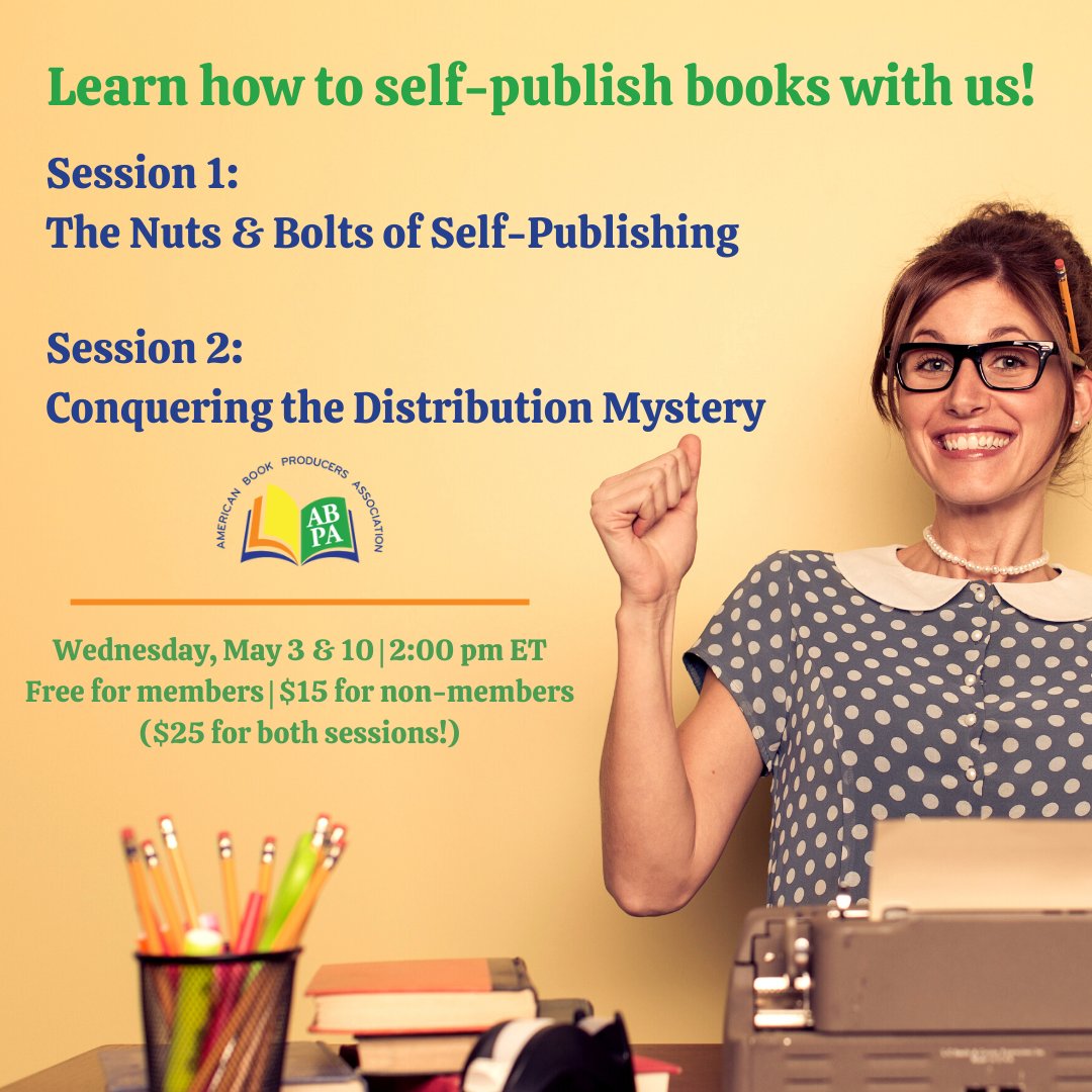 Do you want to self-publish a book but don’t know where to start? 

Join our experts for a two-part exploration of the nuts and bolts of self-publishing a book!

Learn more: linkedin.com/feed/update/ur…

#SelfPublishing #Publishing #BookPublishing #WritingCommunity #BookTwitter