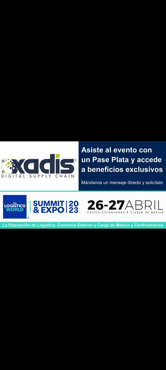 #TLWEXPO2023  #XADIS  #TheLogisticsWorld 
#LATAM #CadenaDeSuministro #TLWEXPO2023 #TheLogisticsWorld despedida hasta luego