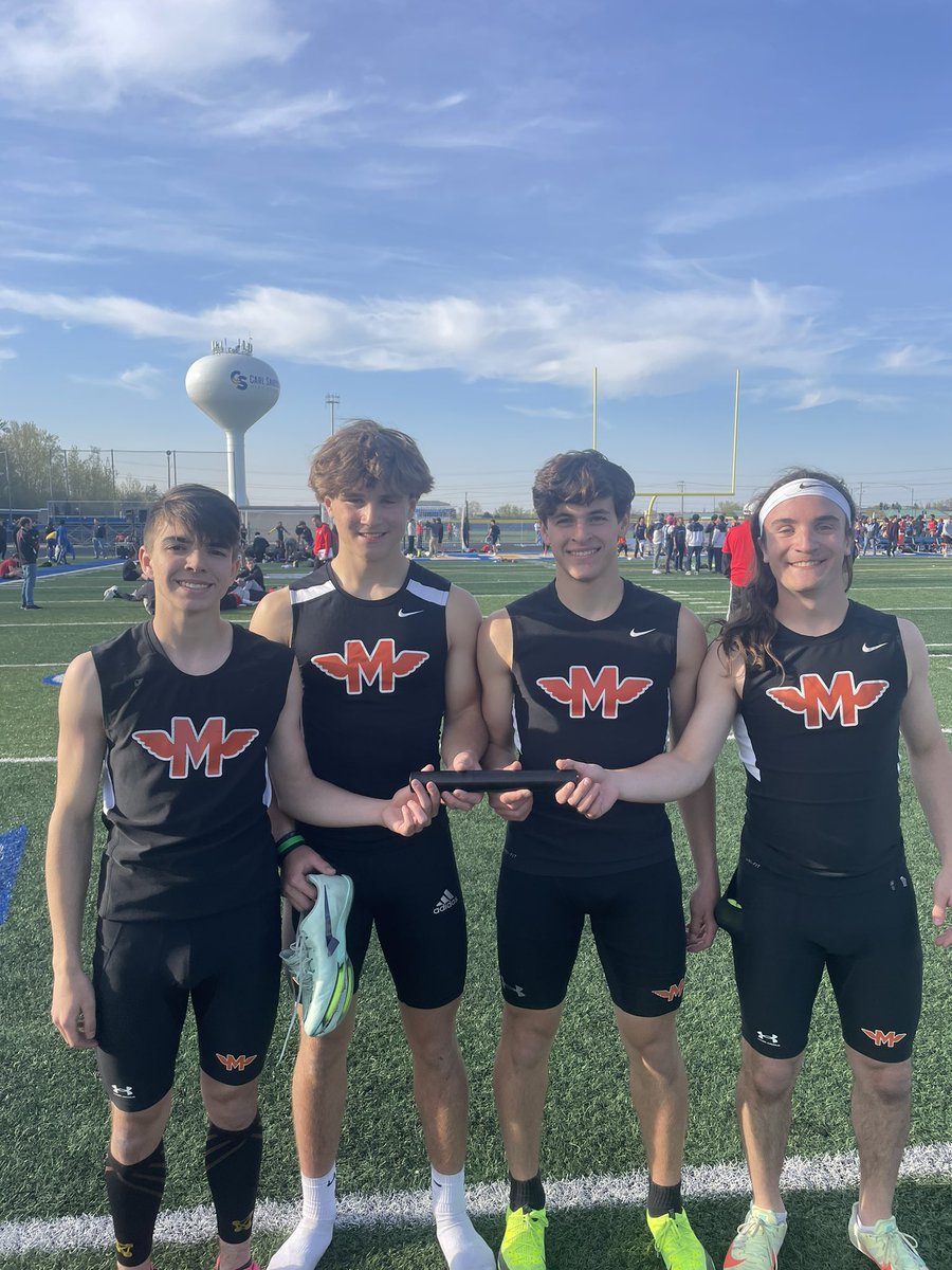 New Fr/So season best in the 4x1! Miller, C Bowman, Maffeo, &amp; Kimbarovsky go 45.10! #PeteStruck23 #SmithStrong