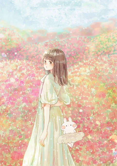 ツツジは今が見頃です.*・゜