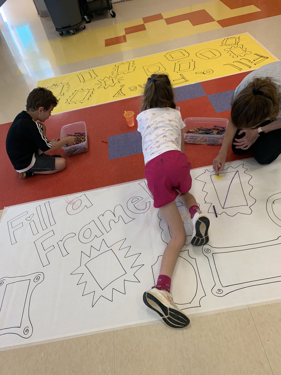 BaldwinBobcats's tweet photo. Our CATCH night is in full swing! Come check out the student art work and work up a sweat! @Baldwin_PTA @AISDElementary https://t.co/dfLL4G0jXV