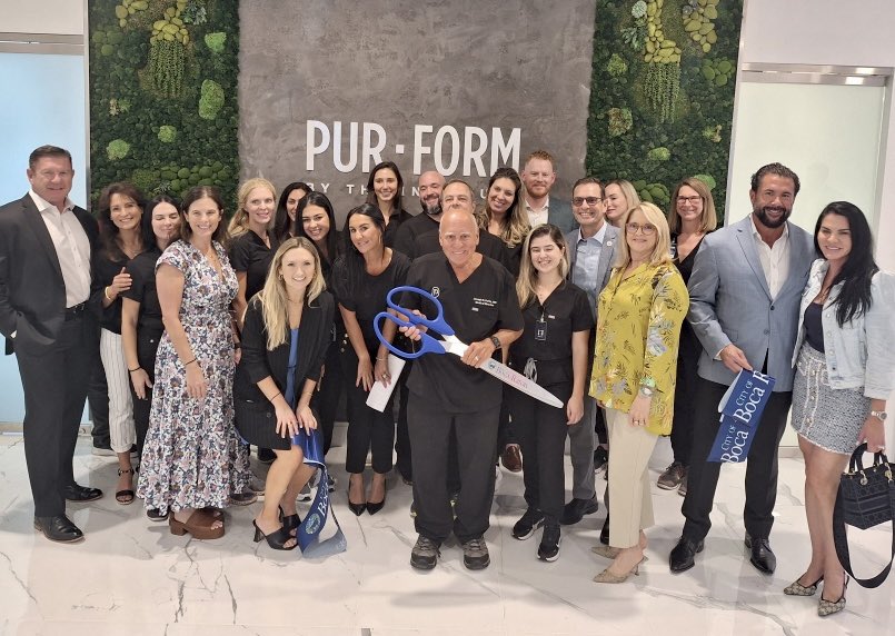 DrEddyClinic's tweet photo. RT @BocaDev: Tonight we officially welcomed PUR-FORM Health to their new, beautiful, state of the art, 12,000 square foot wellness facility in the @ResearchParkFAU.
#WorldClassFacility
#BocaRaton
#IVTherapy
#RegenerativeMedicine
#CryoTherapy
#Functi… https://t.co/5X6nTfCQu2