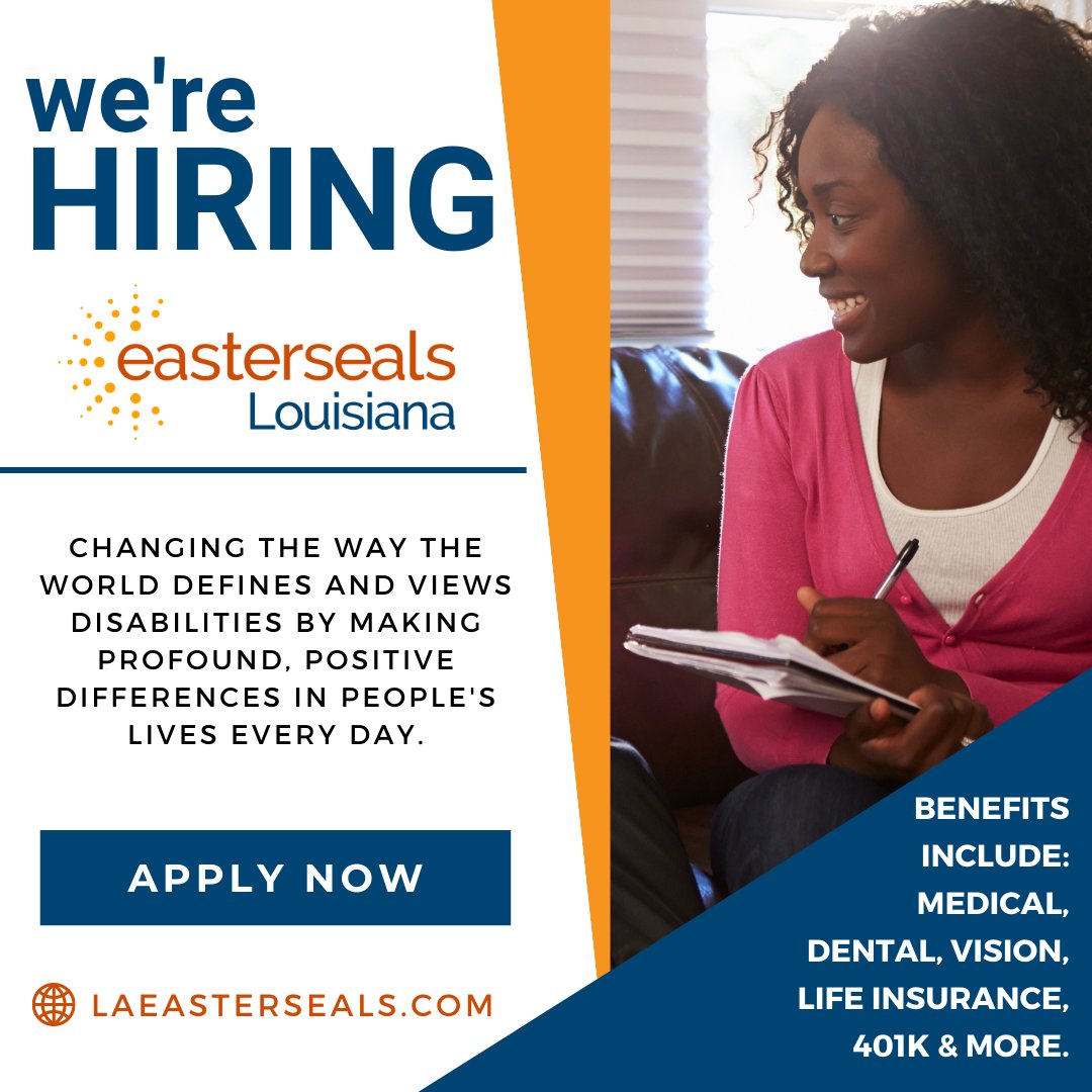 LAEasterSeals's tweet photo. Join the ESL team and help us make a difference in the lives of people with disabilities. We're currently hiring for positions that offer more than just a job, but a chance to be a vital part of our mission. Apply now: https://t.co/VMdce2H47V #NowHiring #CareerOpportunity https://t.co/Sx6UOULfkW
